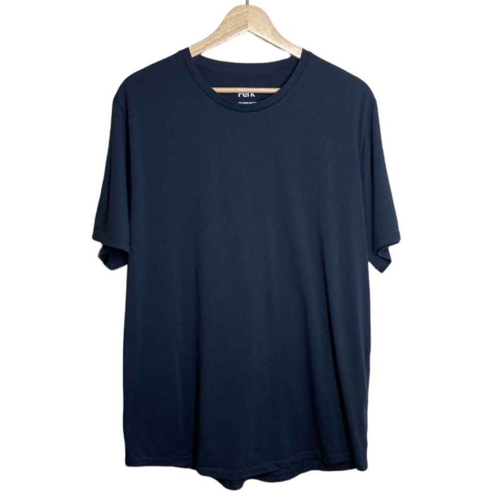 Perk Blue Pima Cotton Feel Good Tee Shirt